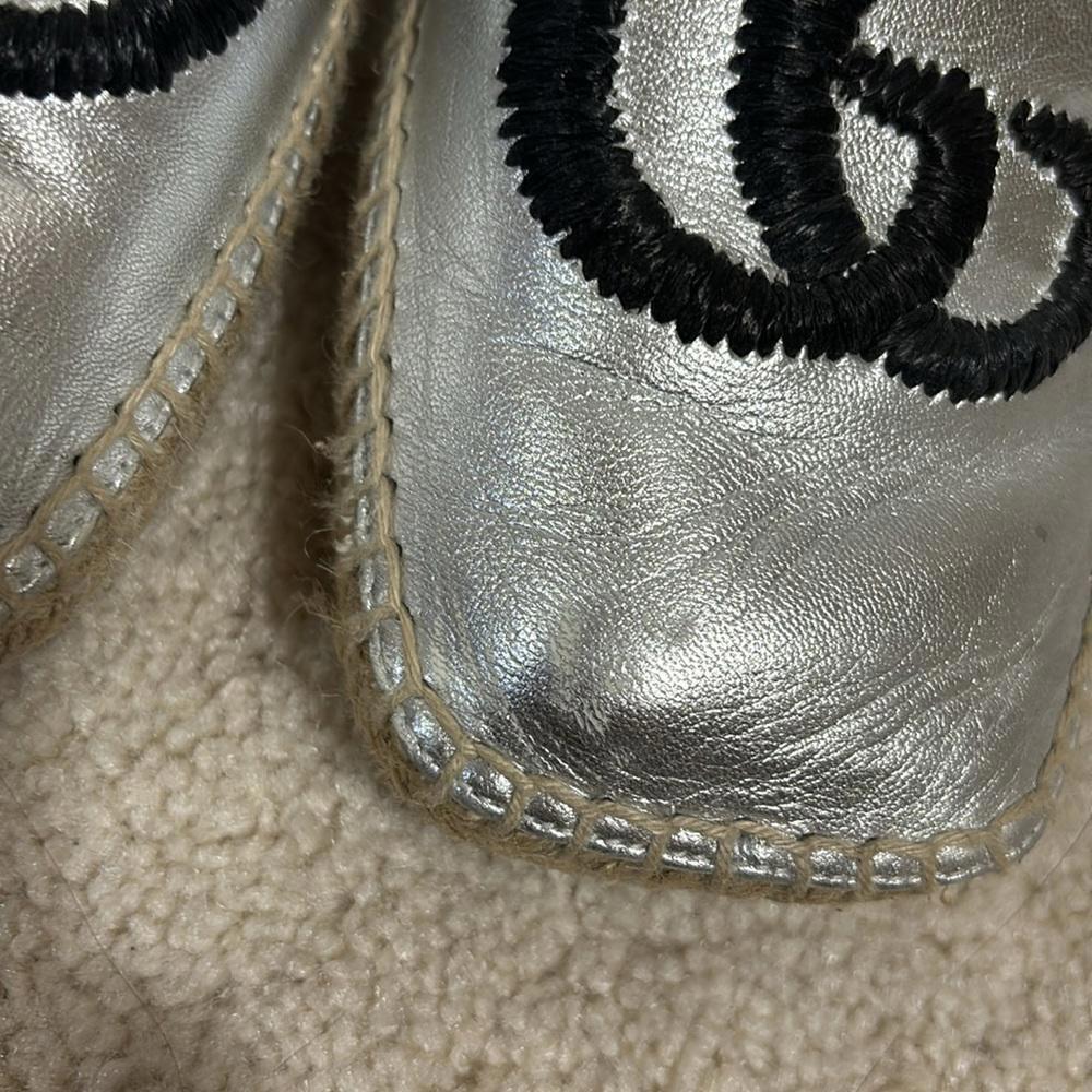 Gucci Silver and Black espadrilles - Picture 5 of 8
